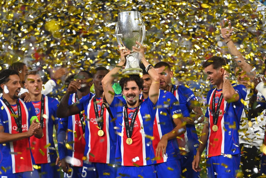 PSG Beat Aston Villa 2-1 to Retain UEFA Super Cup as Doué Strikes Winner